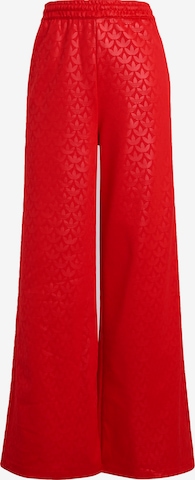 Wide leg Pantaloni 'Sst' de la ADIDAS ORIGINALS pe roșu: față