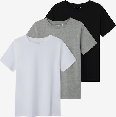 TWO SOON Majica u siva / crna / bijela, Pregled proizvoda