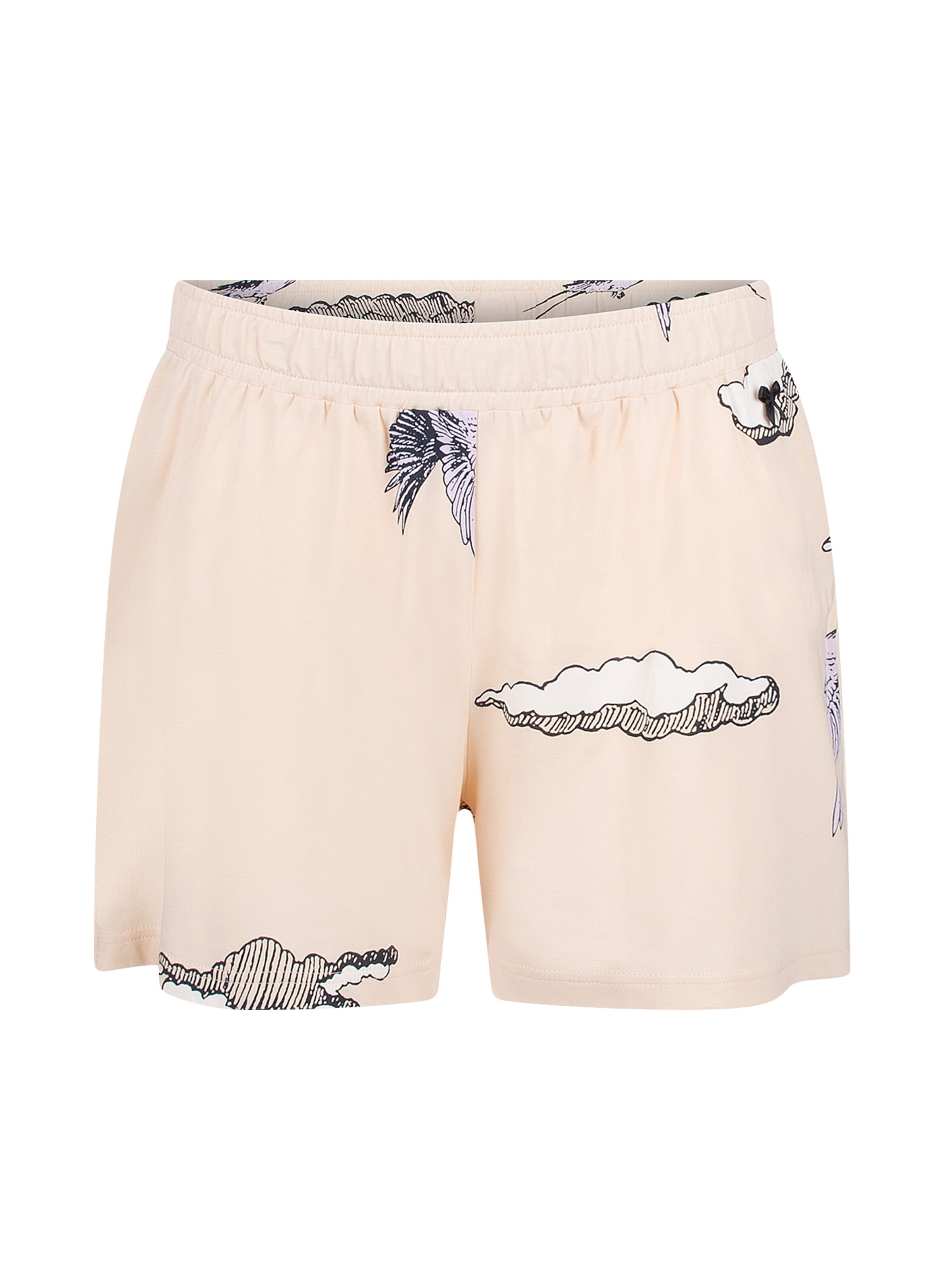 Sanetta Schlafshorts in Beige: Vorderseite