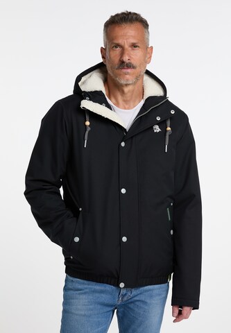 Schmuddelwedda Winter jacket in Black: front