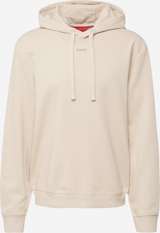 HUGO Sweatshirt 'Dapo' in Beige: front