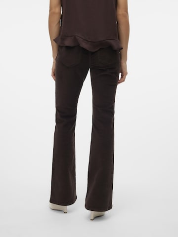 évasé Jean 'VMFLASH' VERO MODA en marron