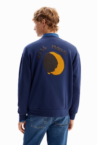 Desigual Sweatshirt 'Moon flower' in Blauw