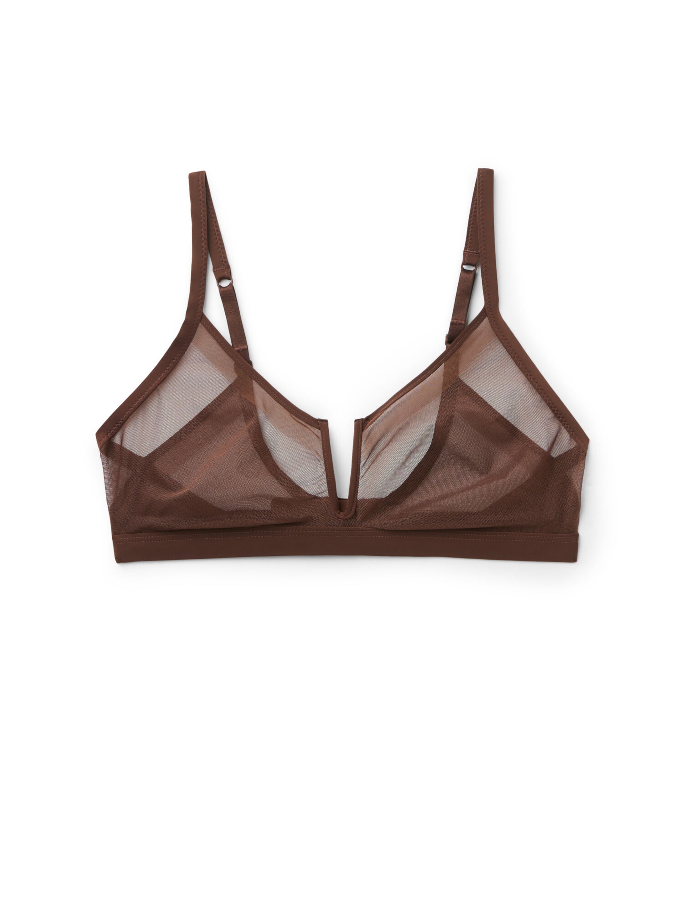 INTIMISSIMI Triangle Bra 'INVISIBLE TOUCH' in Brown: front