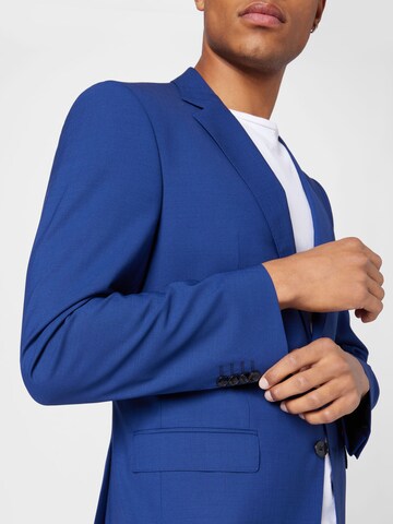 BOSS Slim fit Poslovni suknjič  'H-Huge' | modra barva