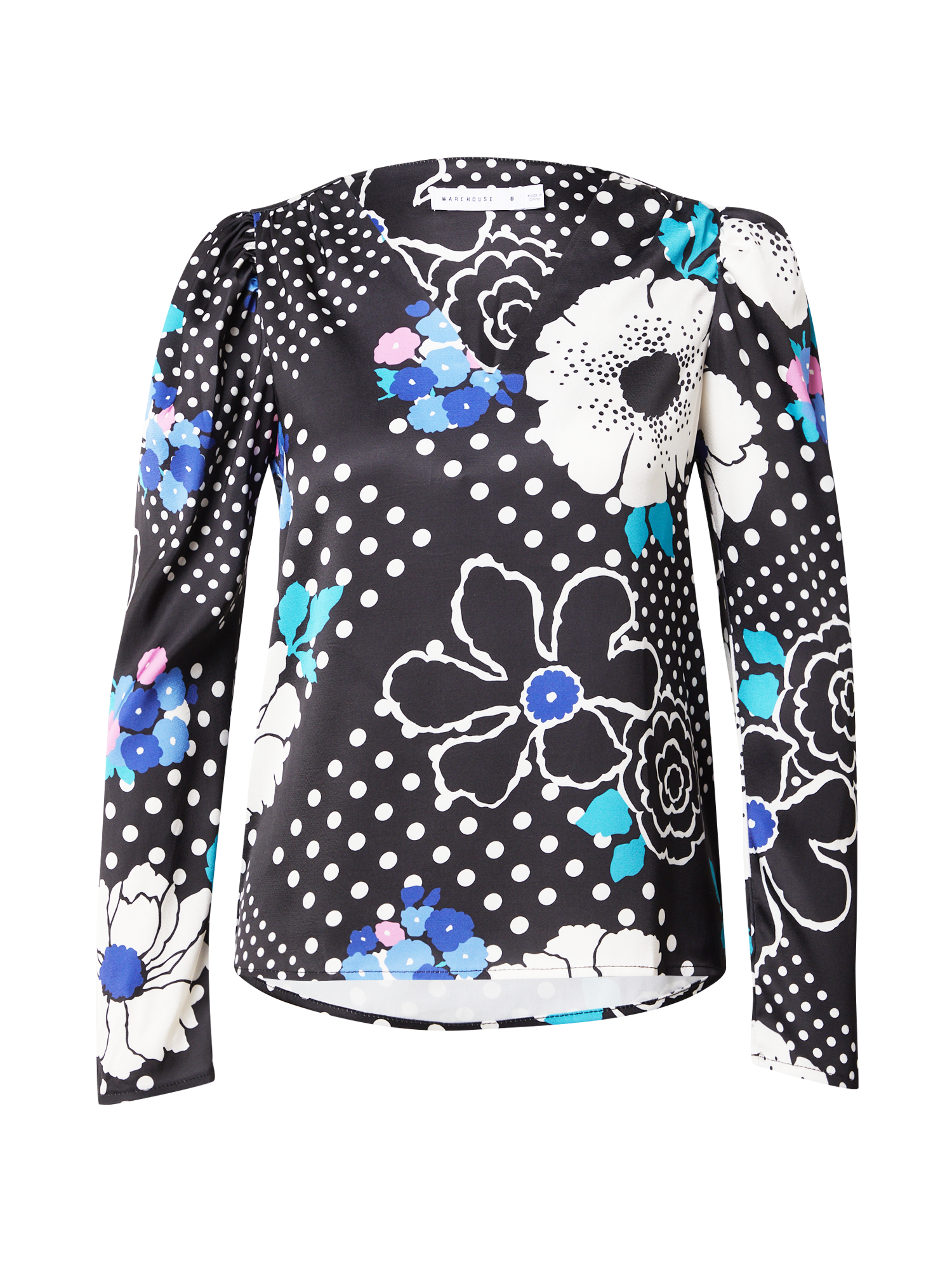 Taglie comode Donna Warehouse Maglietta in Nero Taglie comode Donna Warehouse Maglietta in Nero