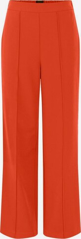 PIECES Wide leg Pants 'PCBOZZY' in Orange: front