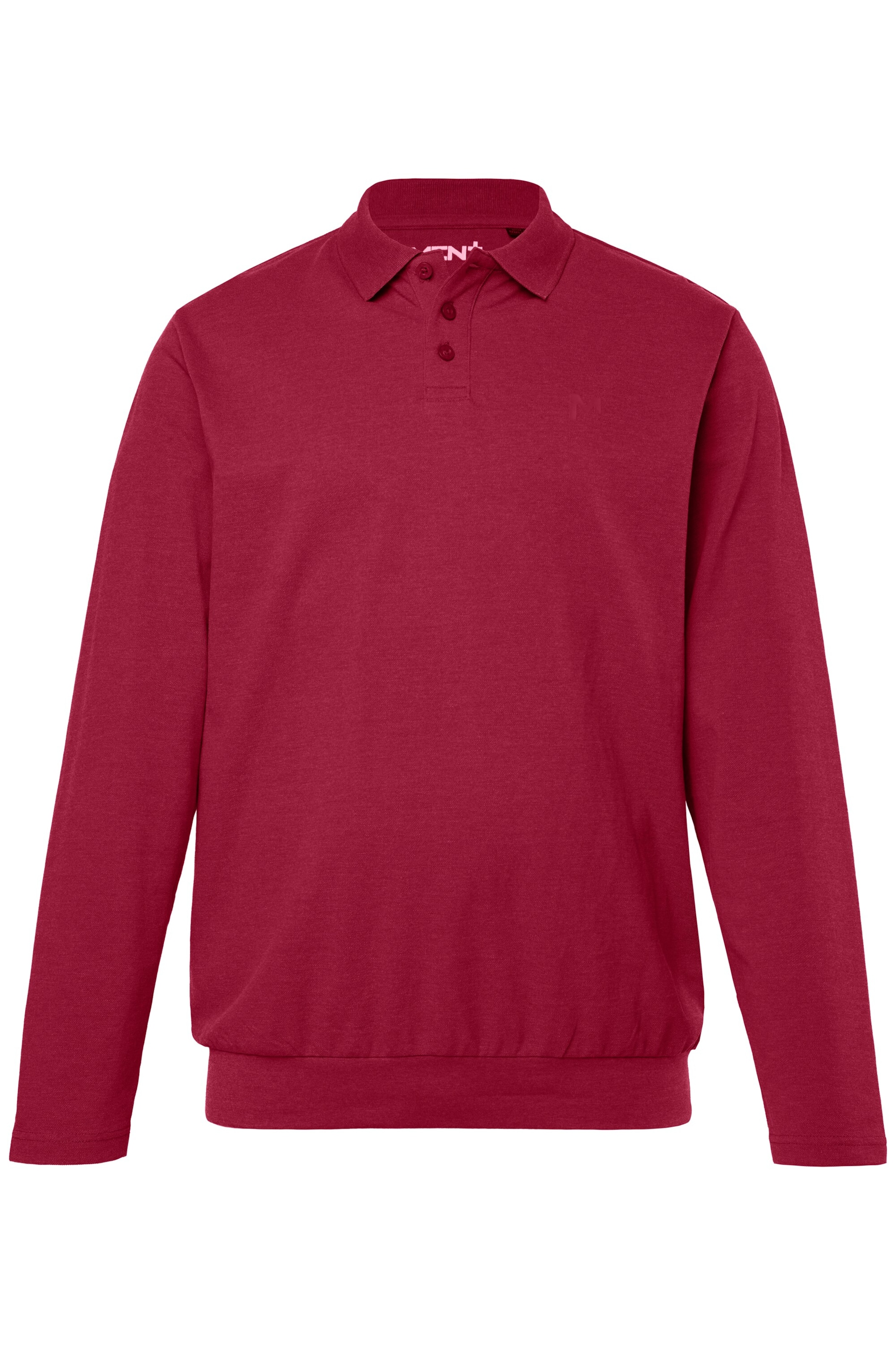 Men Plus Shirt in Rood: voorkant