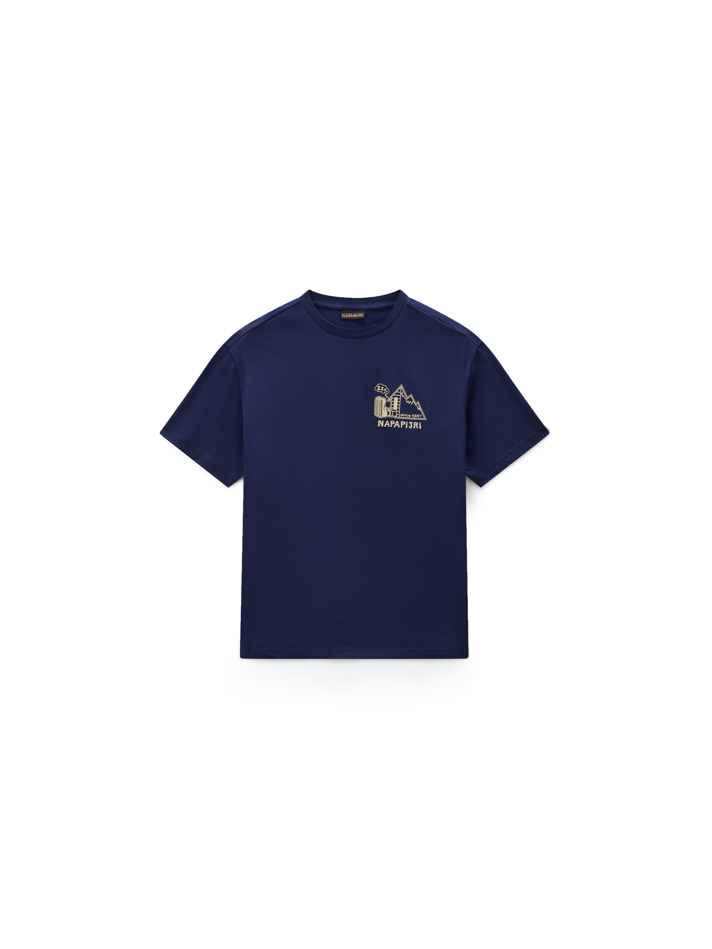NAPAPIJRI - Camiseta 'S-Acadia' en azul: frente