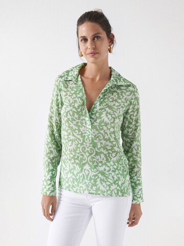 Salsa Jeans Blouse in Green: front