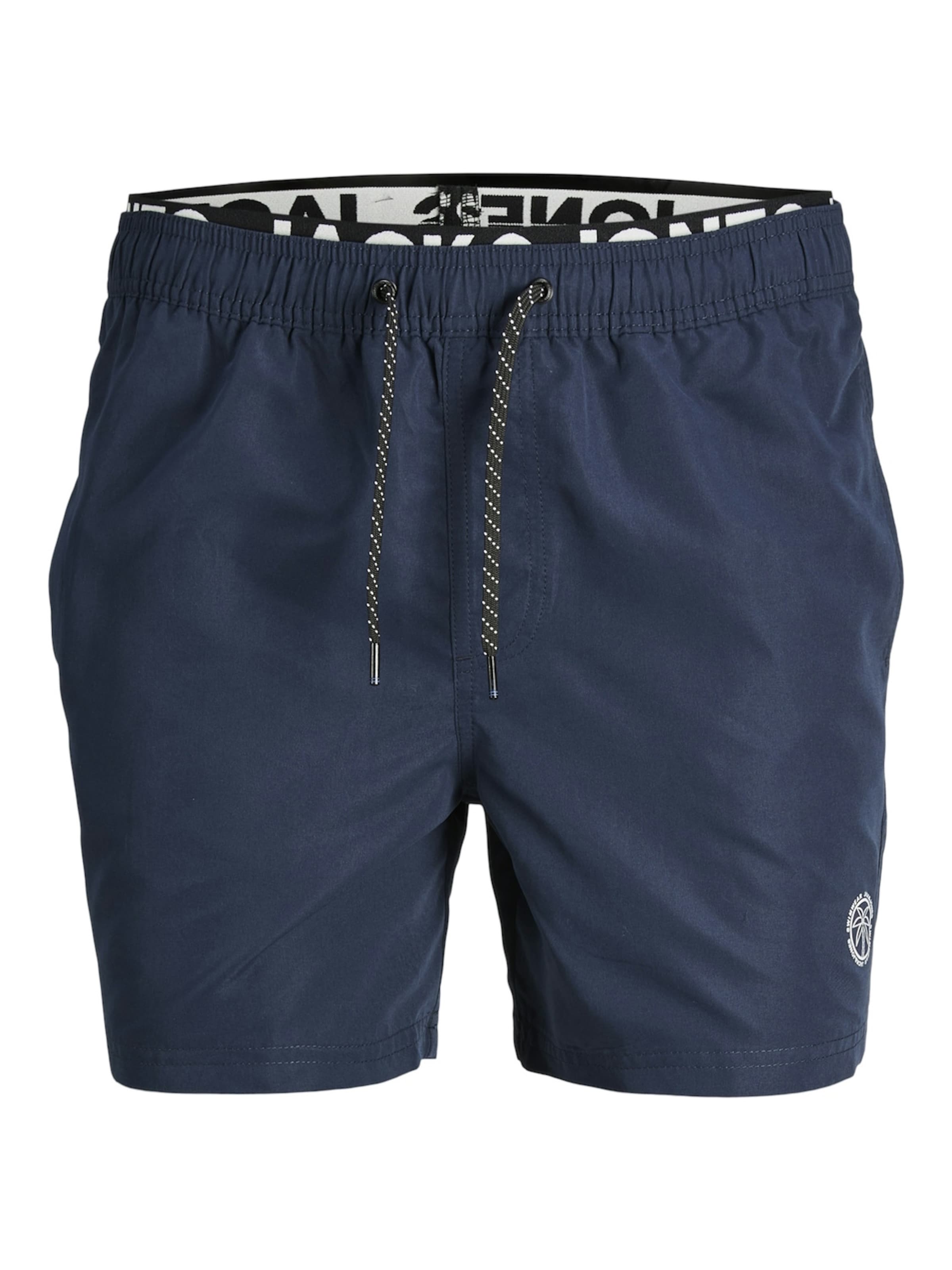 JACK & JONES Zwemshorts 'JPSTFiji' in Blauw: voorkant