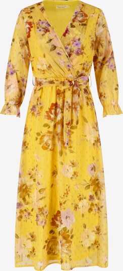 LolaLiza Robe en jaune pastel / jaune clair / orchidée / orange clair / rose clair, Vue avec produit