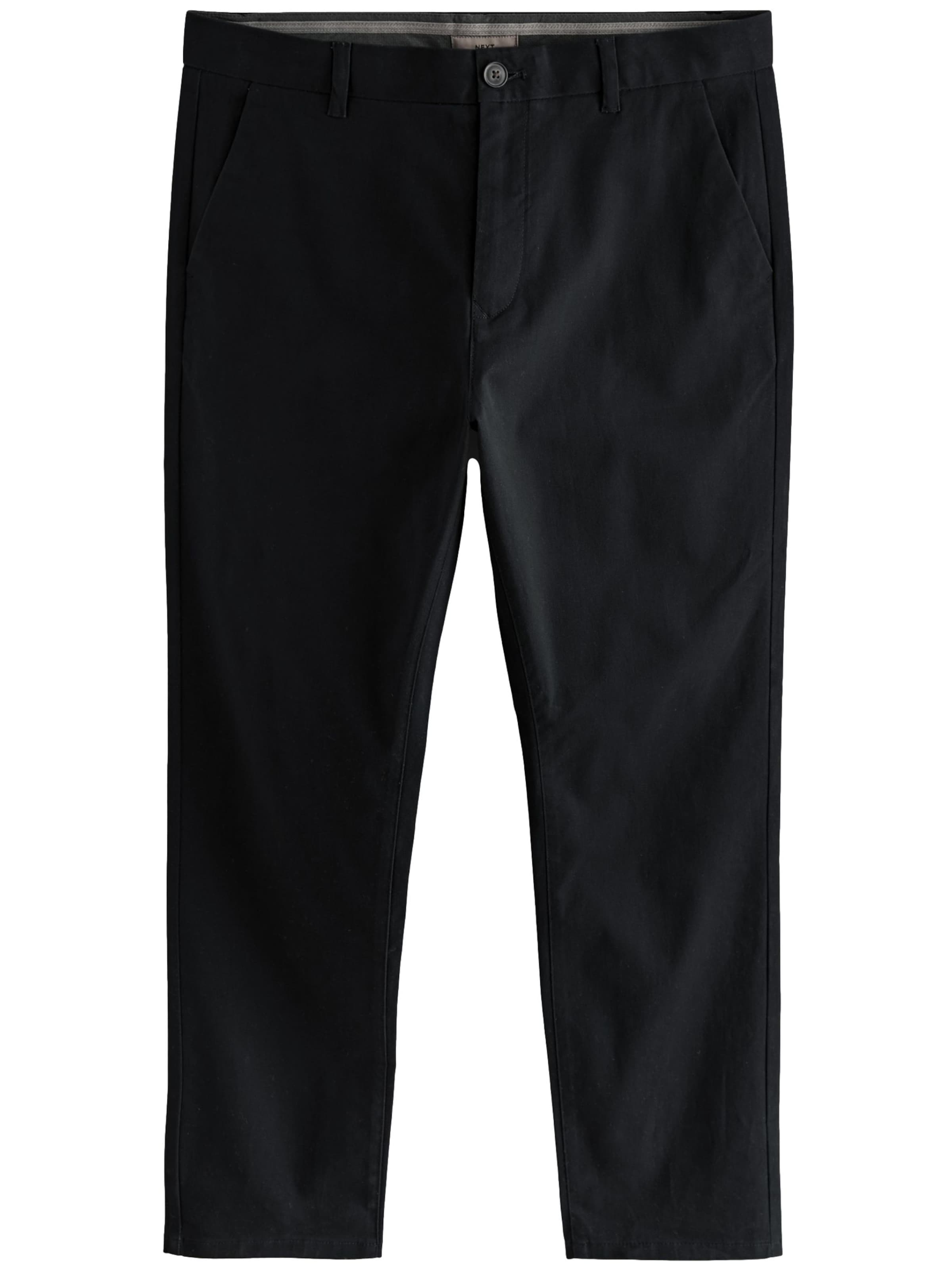 Next Обычный Брюки-чинос в Черный: спереди