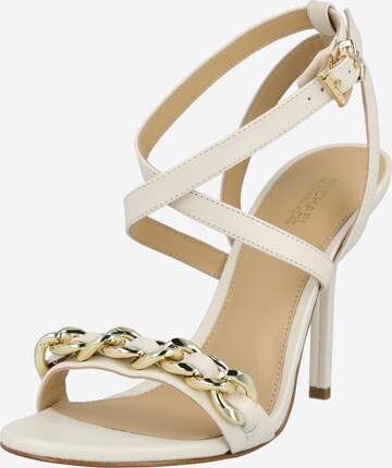 MICHAEL Michael Kors Strap Sandals 'ASHA' in Beige: front