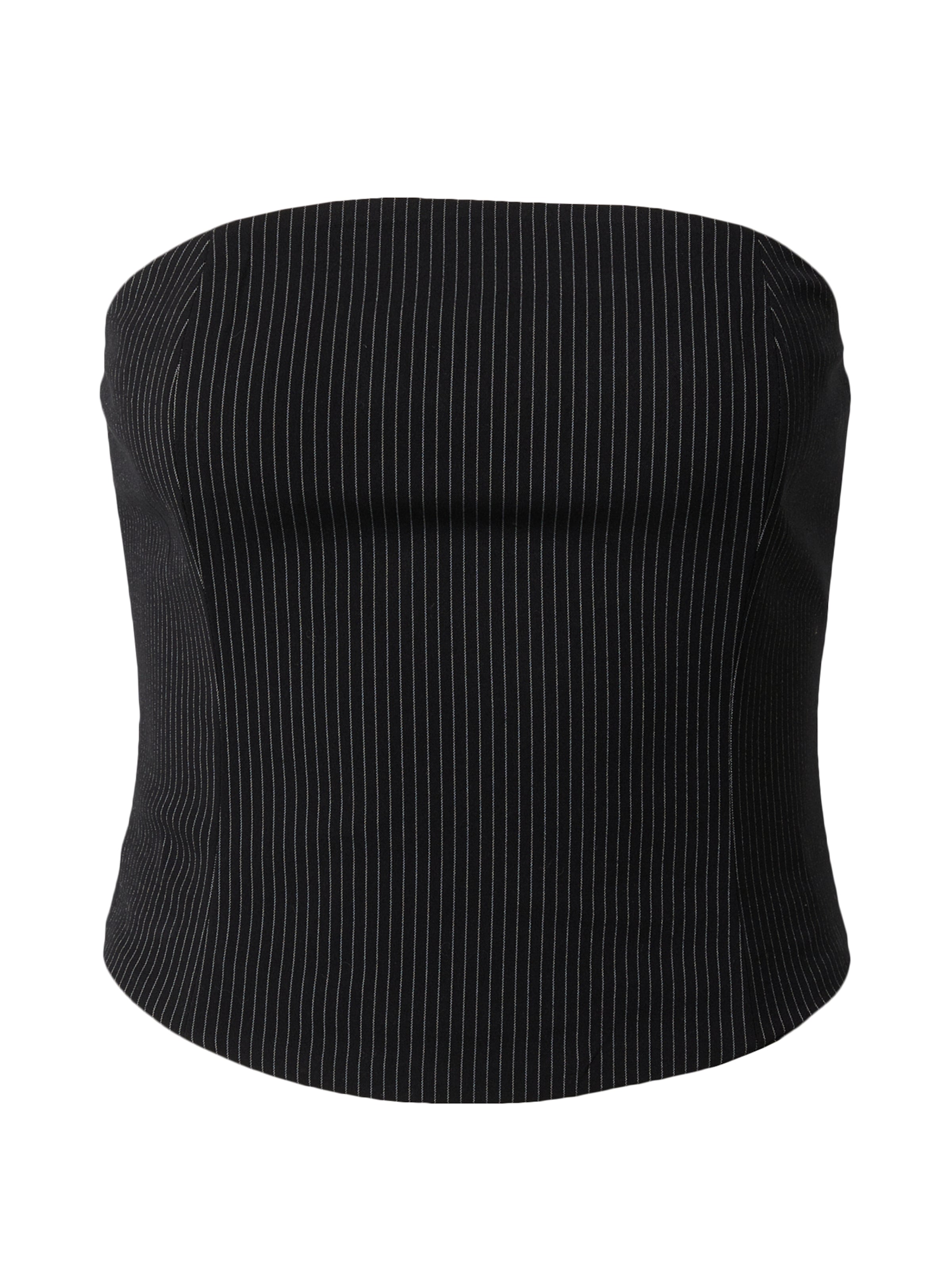 ABOUT YOU x Toni Garrn Top &#x27;Bianca&#x27; in de kleur Zwart / Wit, Productweergave