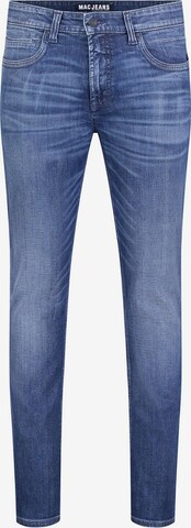 MAC Slimfit Jeans in Blauw: voorkant
