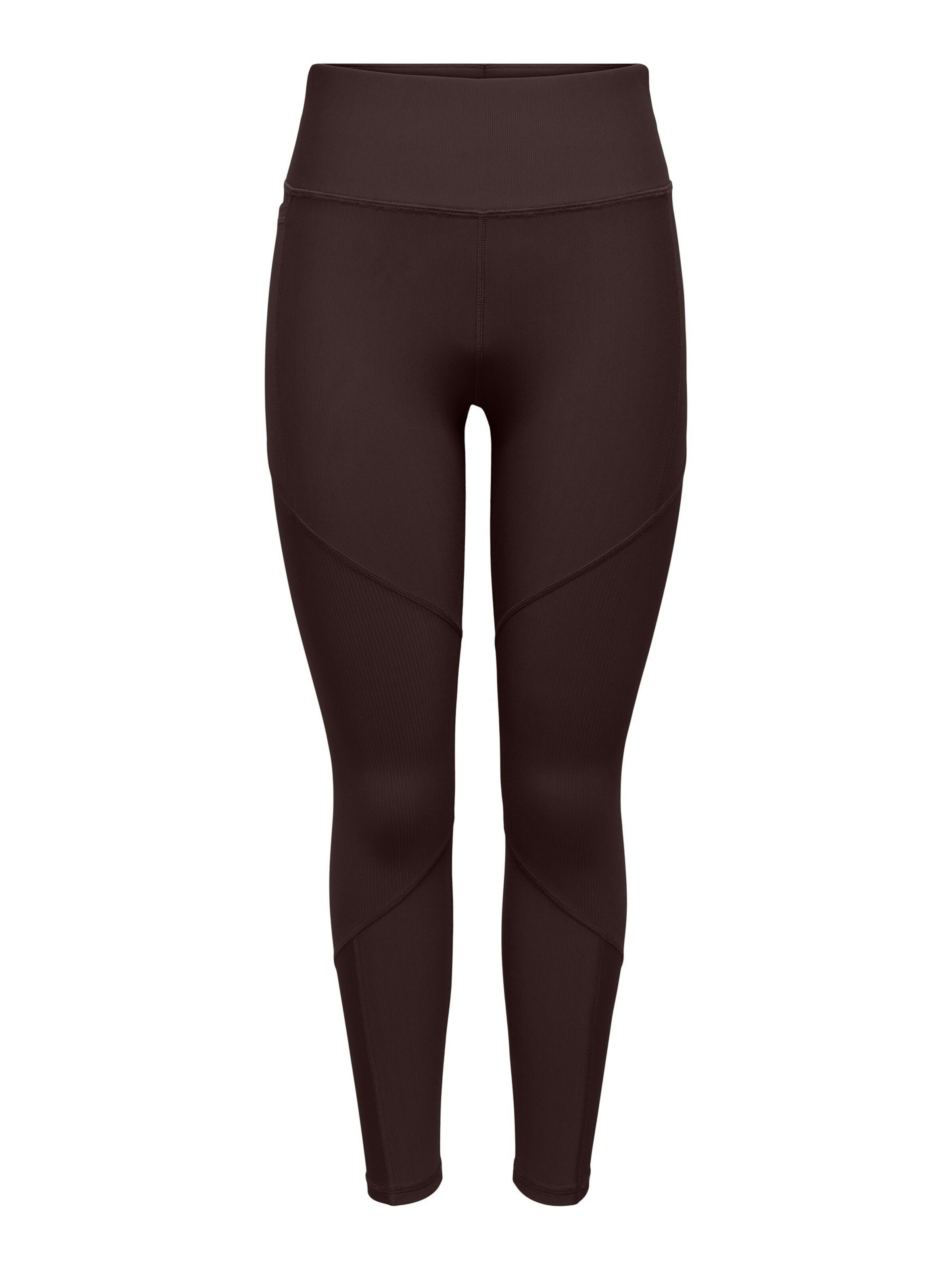 ONLY PLAY Skinny Workout Pants 'JANA' in Brown: front