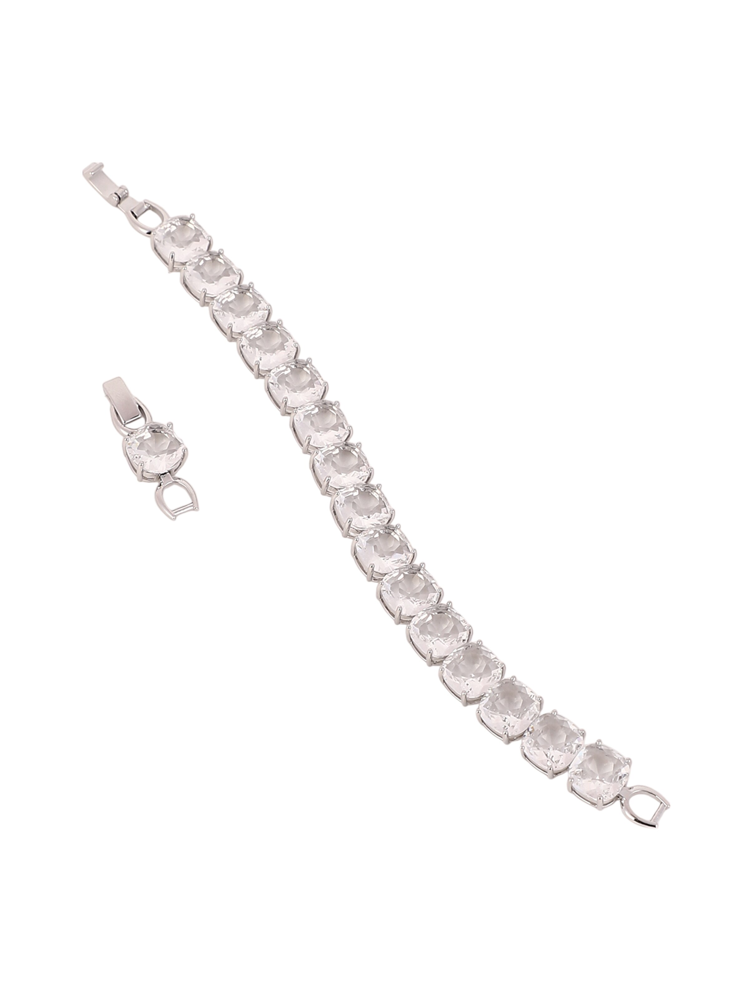 SOHI Βραχιόλι 'Grace' σε ασημί: μπροστά