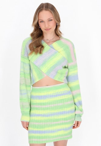 MYMO - Pullover em verde: frente