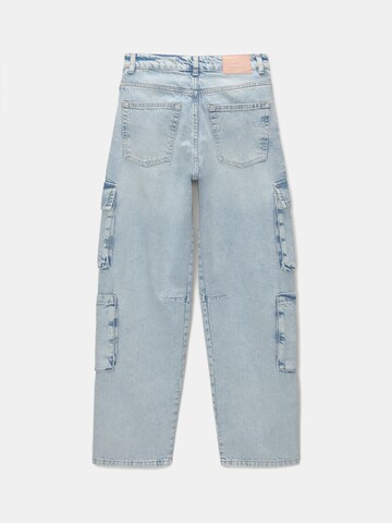 Pull&Bear Loosefit Jeans in Blau