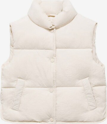 MANGO KIDS Bodywarmer 'Mati' in Beige: voorkant