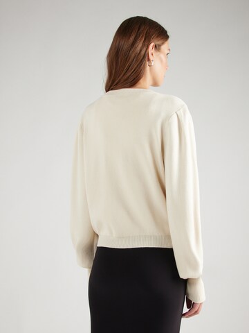 YAS Knit cardigan 'YASFonny' in Beige