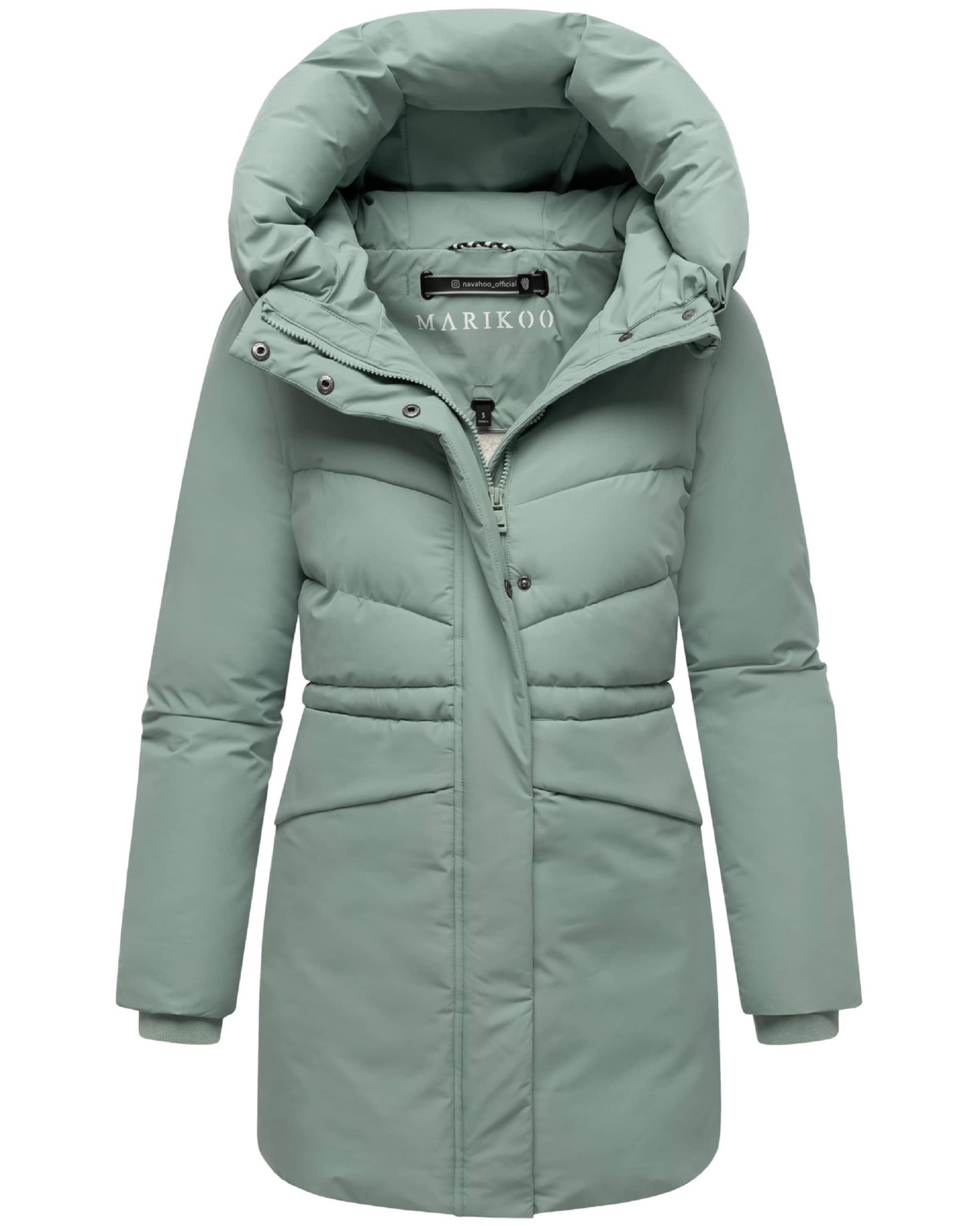 MARIKOO Зимнее пальто 'Delilah 16' в Зеленый: спереди