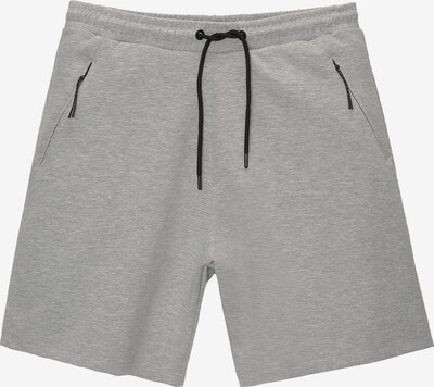 Pull&Bear Shorts in hellgrau / schwarz, Produktansicht