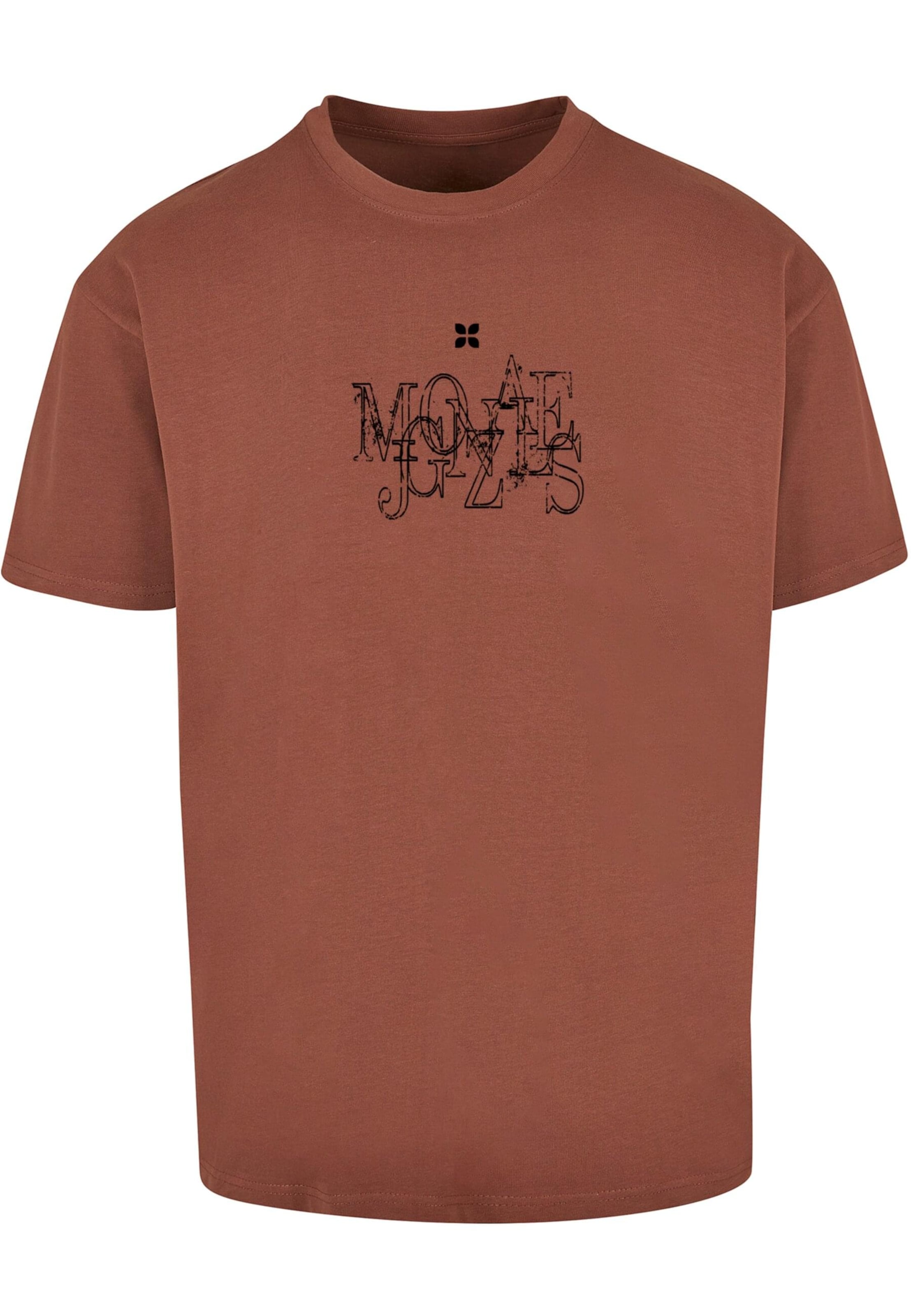 MJ Gonzales Oversized shirt in Brown: front