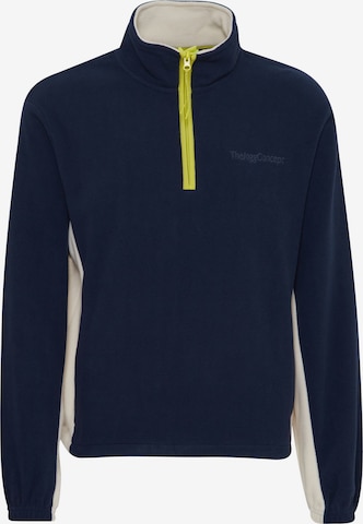 The Jogg Concept Fleece Jacket 'Clara' in Blue: front