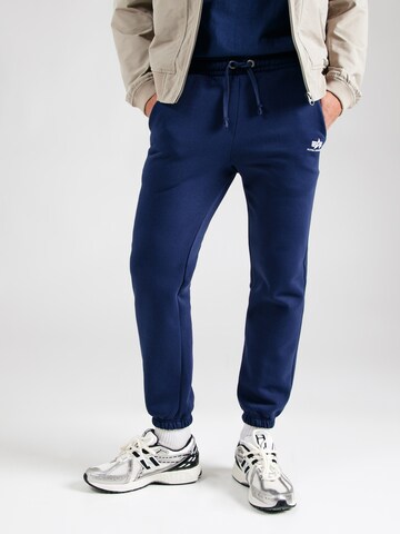 ALPHA INDUSTRIES Tapered Nadrág - kék: elől