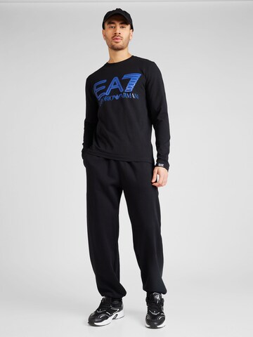 EA7 Emporio Armani T-shirt 'T-SHIRT' i svart