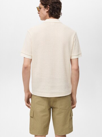 MANGO MAN Shirt 'OPENP' in Beige