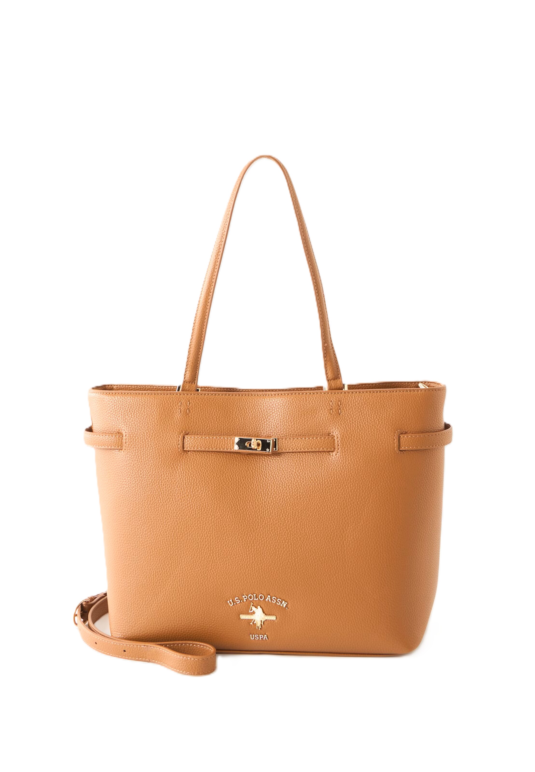 U.S. POLO ASSN. Шоппер 'STANFORD' в Коричневый: спереди