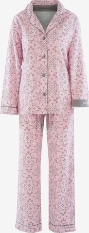 PJ Salvage Pyjama in Roze: voorkant