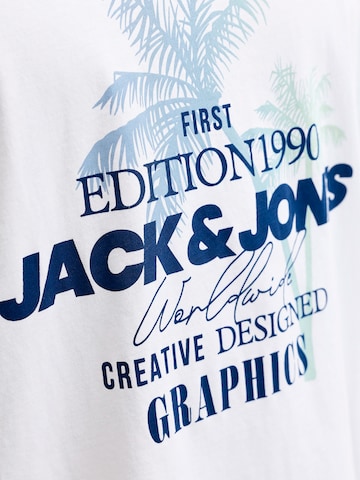 JACK & JONES Μπλουζάκι 'JJGRADIENT' σε λευκό