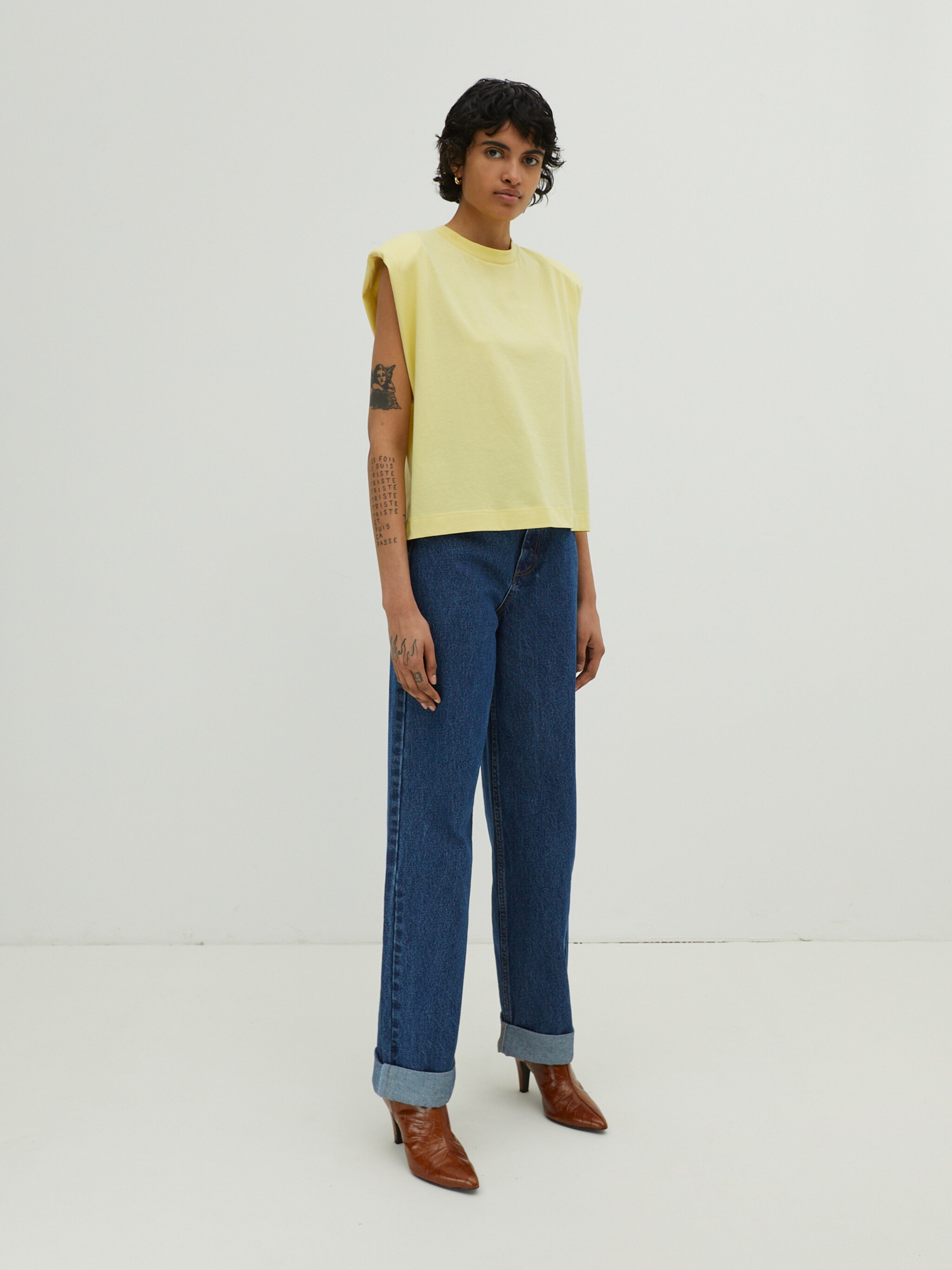 EDITED Producten Shirt 'Elise' Geel