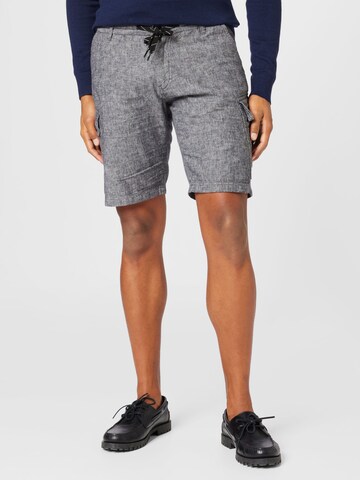 QS Regular Cargoshorts in Grau: predná strana