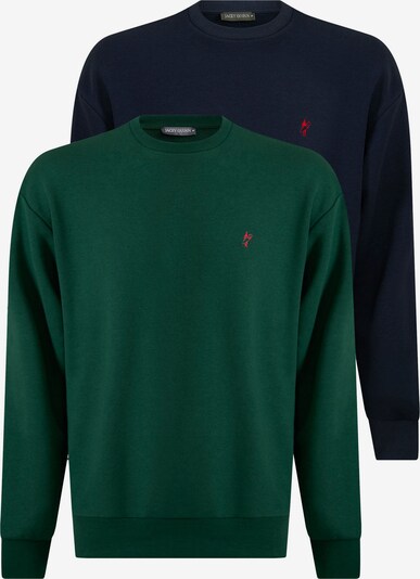 Jacey Quinn Sportisks džemperis, krāsa - tumši zils / tumši zaļš, Preces skats