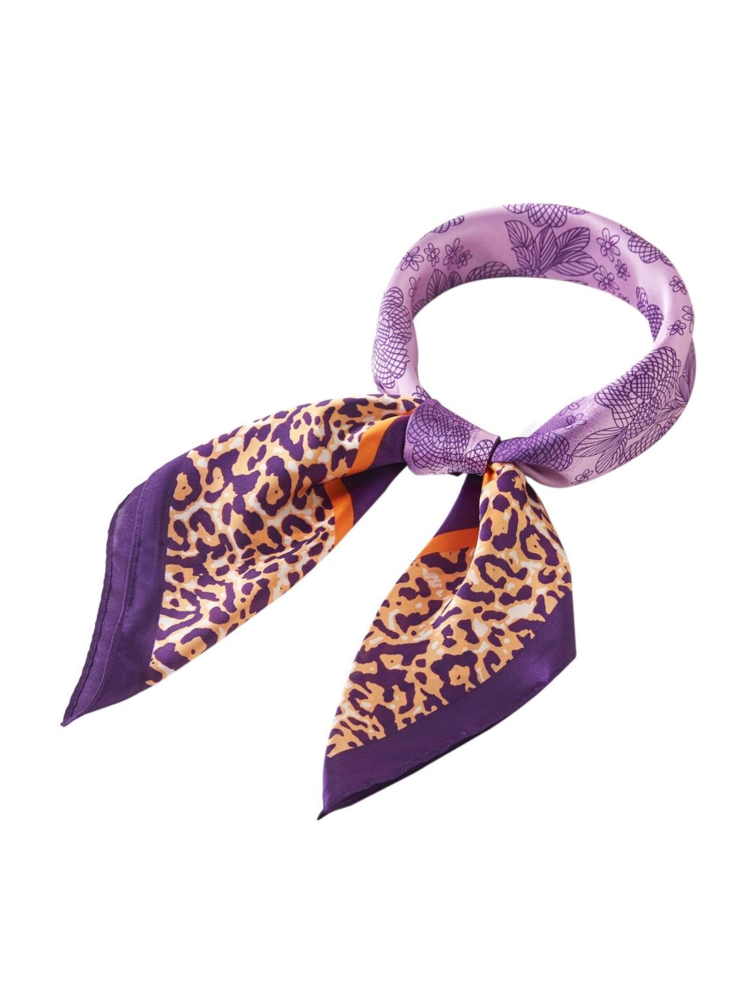 Sciarpa 'Chetaah Cléo' di alberto cabale in lilla