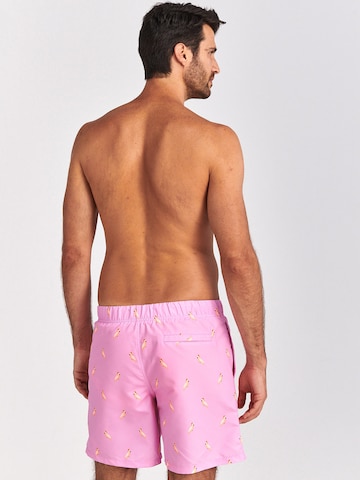 Pantaloncini da bagno 'Cockatoo' di Shiwi in rosa