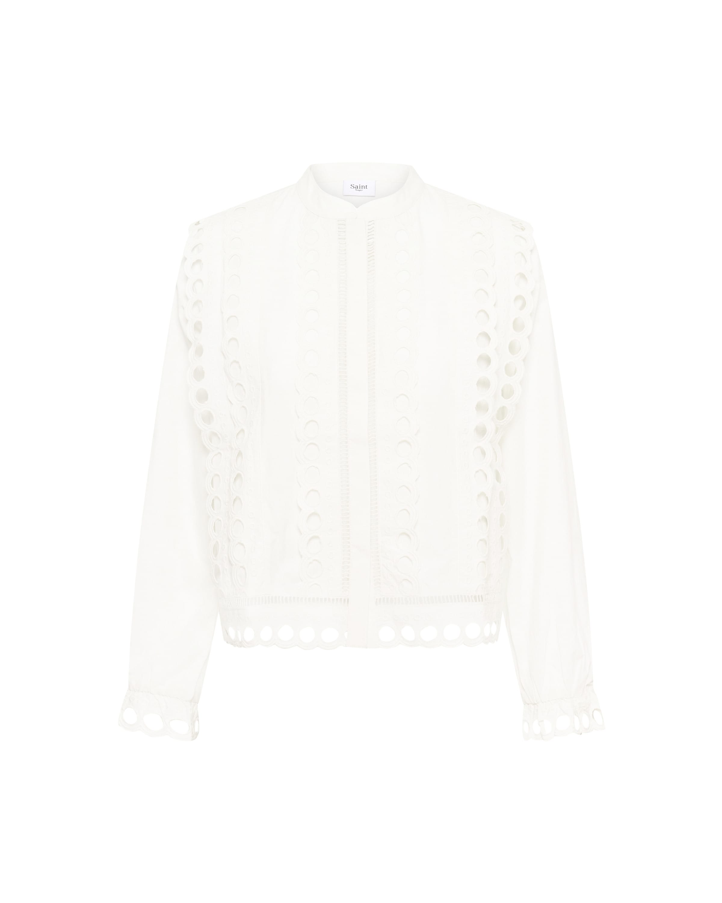 SAINT TROPEZ Bluse 'Marlee' in L in weiß, Produktansicht
