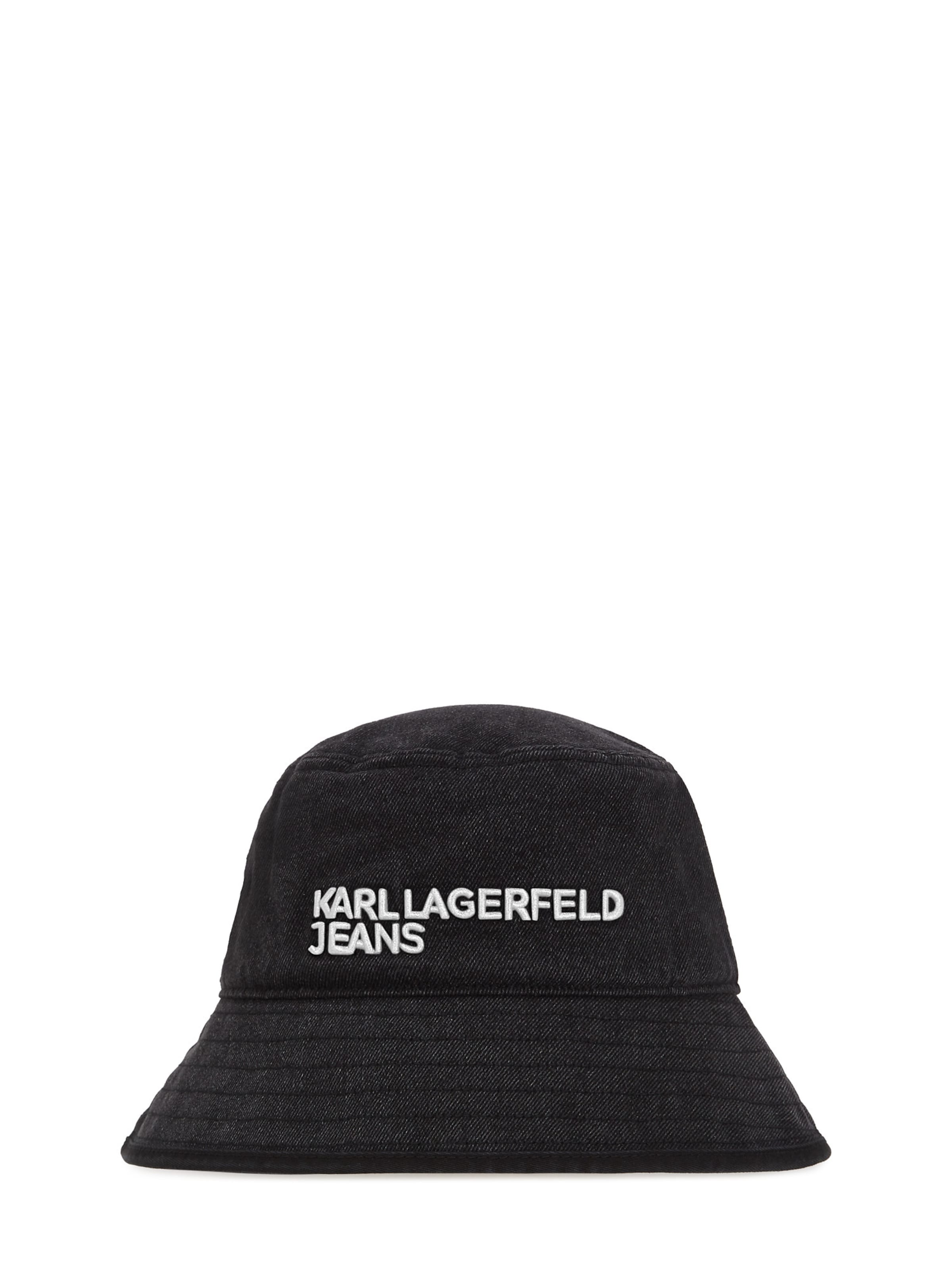 KARL LAGERFELD JEANS Klobouk – černá: přední strana