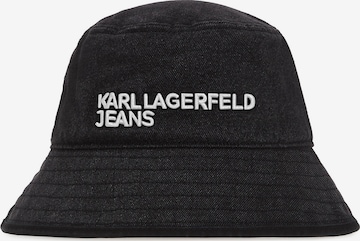 juoda KARL LAGERFELD JEANS Skrybėlaitė: priekis