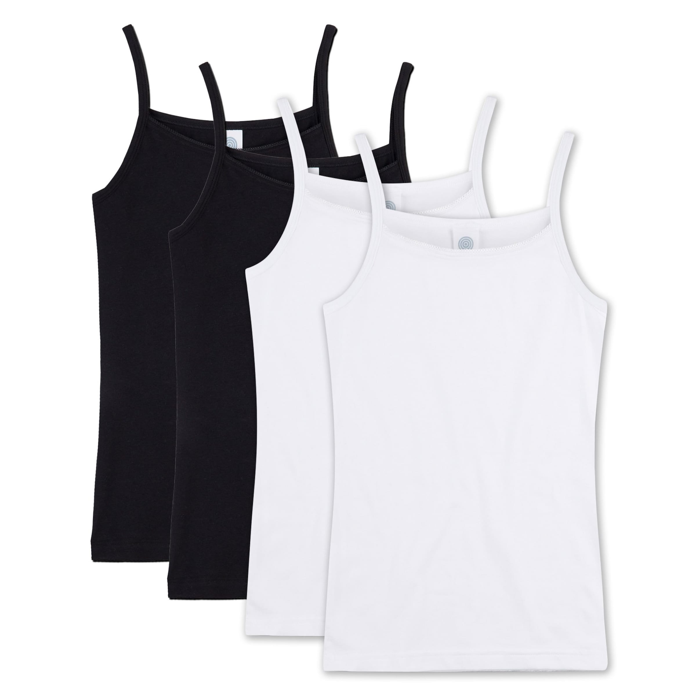 Maglietta intima di Sanetta in nero: frontale