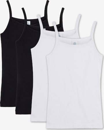 Maglietta intima di Sanetta in nero: frontale