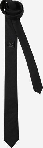 HUGO Tie in Black: front