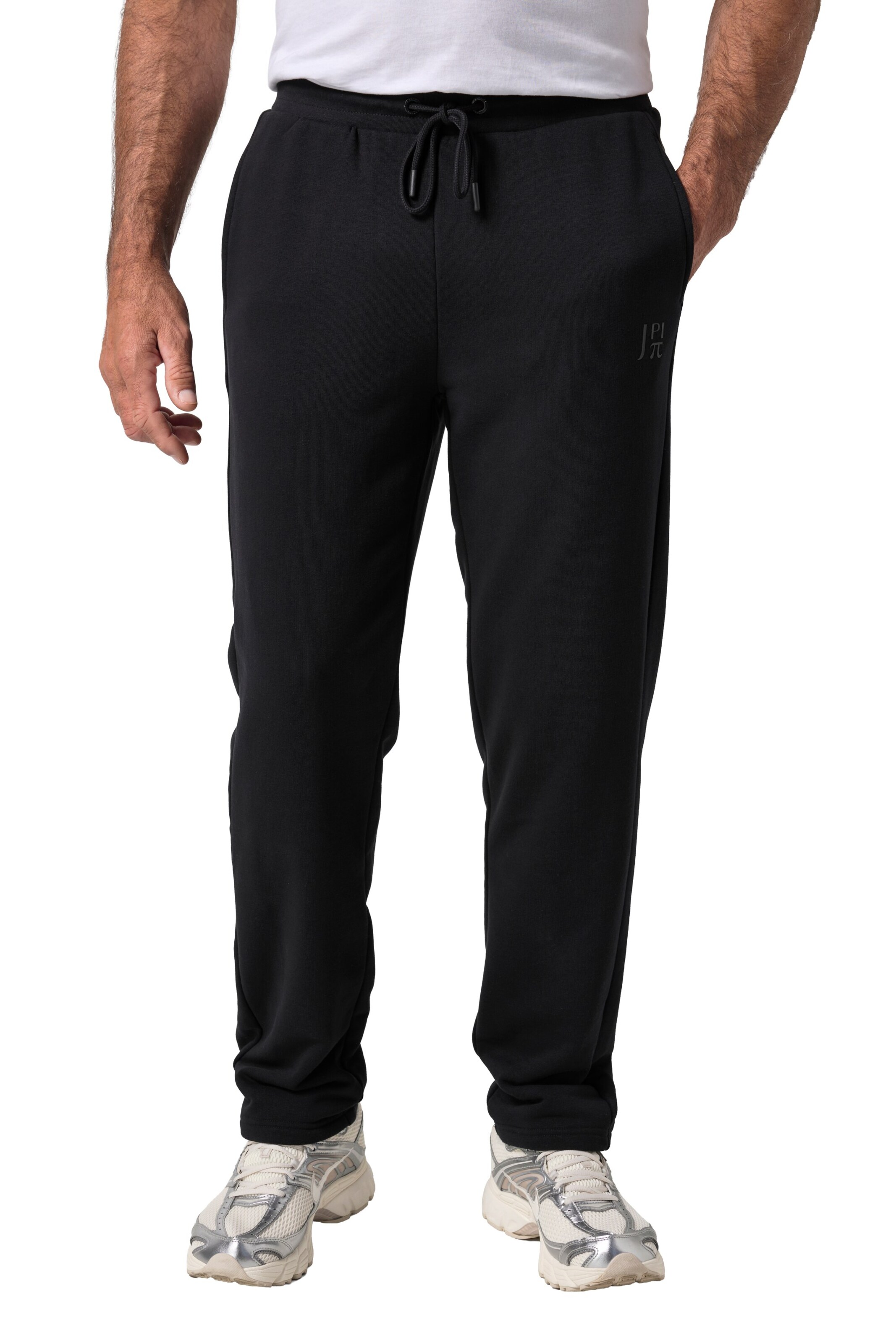 JAY-PI Regular Trousers in Black: front