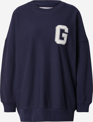 Sweat-shirt GANT en bleu : devant