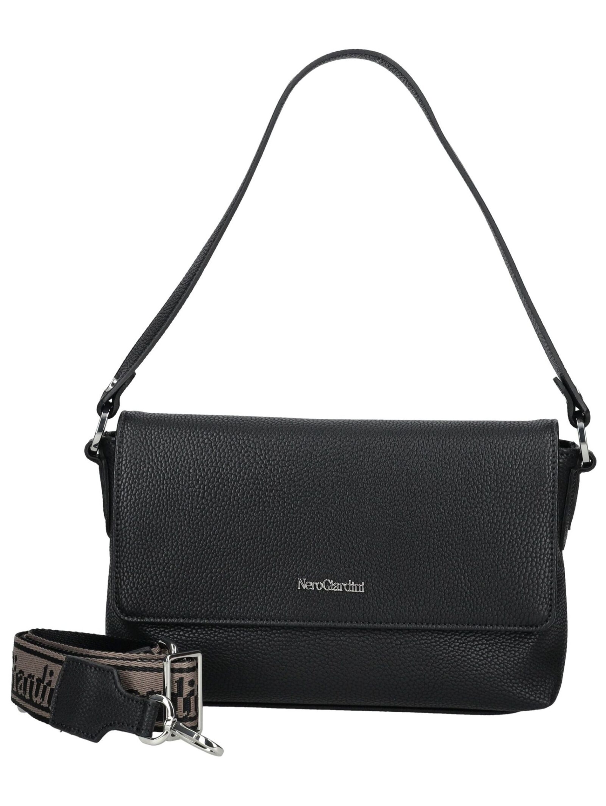 Nero Giardini Schoudertas in Zwart: voorkant